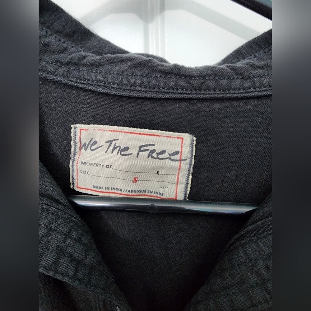 NWOT Free People We The Free Made For Sun Linen Shirt, Size Small - Picture 6 of 8